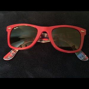 Authentic designer RayBans, special edition.